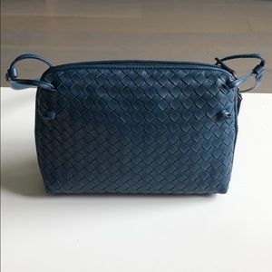 Bottega Veneta Nodini Messenger Bag in Dark Blue